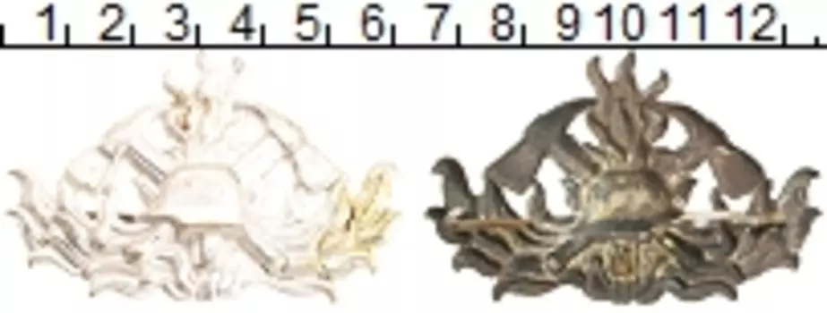 Монета Жетон ФРГ Посеребрение Кокарда пожарного