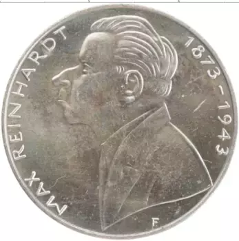 Монета Жетон ГДР 1968 года Медно-никель Макс Рейнхард