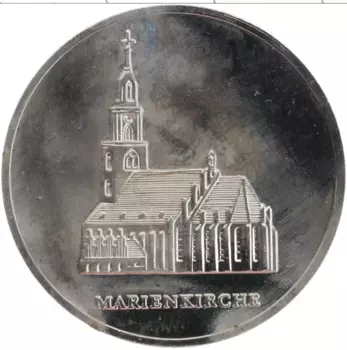 Монета Жетон ГДР Медно-никель Церковь Девы Марии