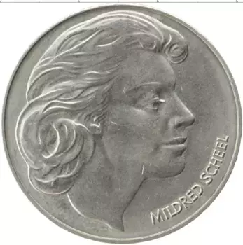 Монета Жетон Германии 1979 года Медно-никель Милдред Шеель