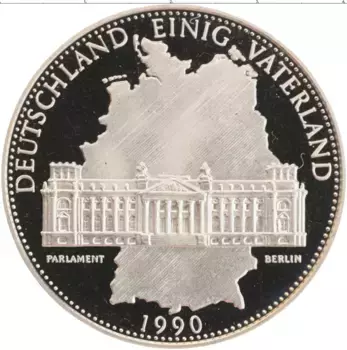 Монета Жетон Германии 1990 года Медно-никель Парламент