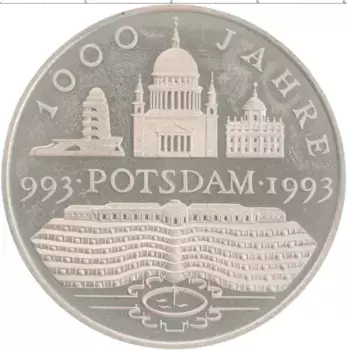 Монета Жетон Германии 1993 года Медно-никель 1000 лет Потсдаму