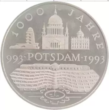 Монета Жетон Германии 1993 года Медно-никель 1000 лет Потсдаму