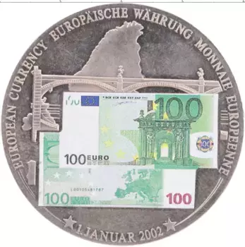 Монета Жетон Германии 2002 года Медно-никель Деньги Евросоюза