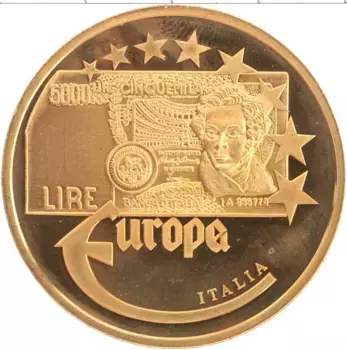 Монета Жетон Германии 2003 года Латунь Италия