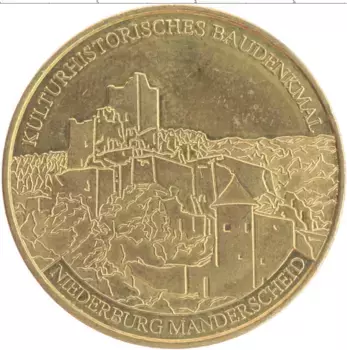 Монета Жетон Германии 2012 года Латунь Нойдербург Мандершельд