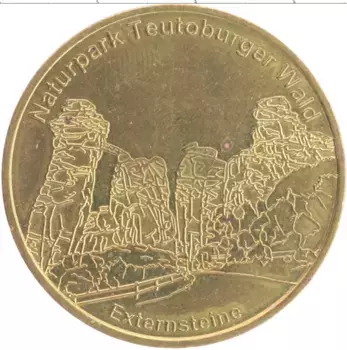 Монета Жетон Германии 2013 года Латунь Природный парк Тютобургер Вальд