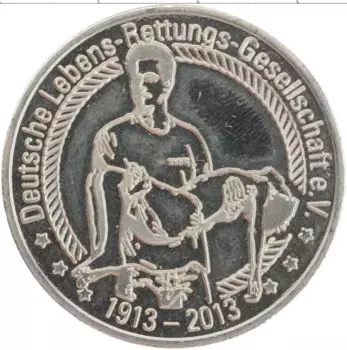 Монета Жетон Германии 2013 года Медно-никель DLRG