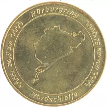 Монета Жетон Германии 2014 года Латунь Нюрнберг