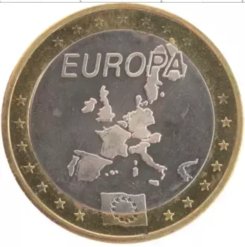 Монета Жетон Германии Биметалл Европейский союз