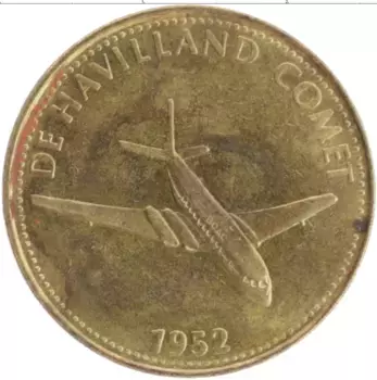 Монета Жетон Германии Бронза Шелл