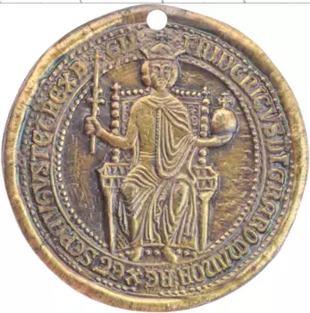 Монета Жетон Германии Бронза Старая монета