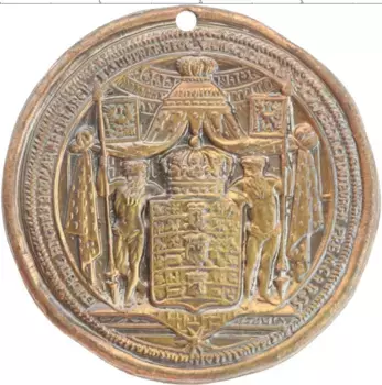 Монета Жетон Германии Бронза Старая монета