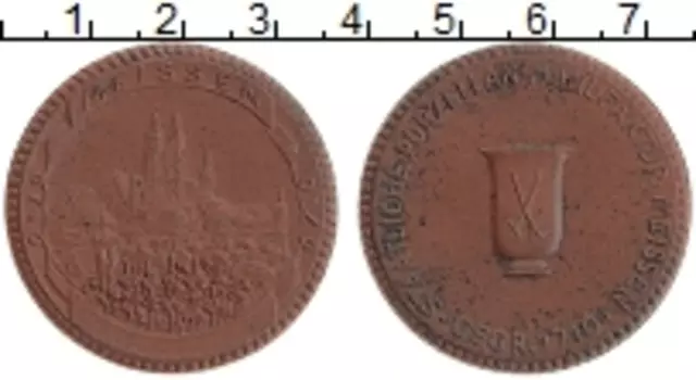 Монета Жетон Германии Фарфор Мейссен