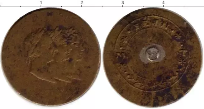 Монета Жетон Германии Латунь