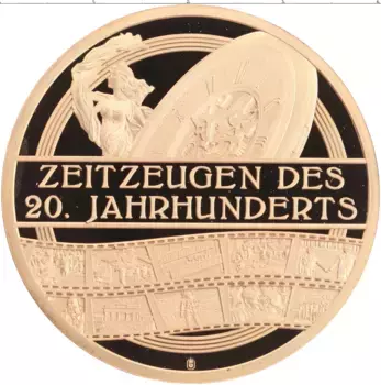 Монета Жетон Германии Латунь Анна Франк