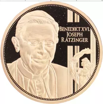 Монета Жетон Германии Латунь Бенедикт XVI