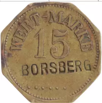 Монета Жетон Германии Латунь Борсберг