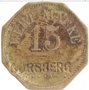 Монета Жетон Германии Латунь Борсберг