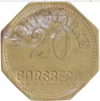 Монета Жетон Германии Латунь Борсберг