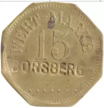 Монета Жетон Германии Латунь Борсберг