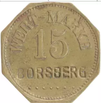 Монета Жетон Германии Латунь Борсберг