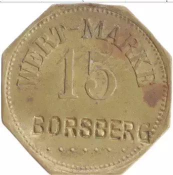 Монета Жетон Германии Латунь Борсберг