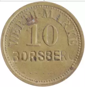 Монета Жетон Германии Латунь Борсберг