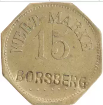 Монета Жетон Германии Латунь Борсберг