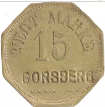 Монета Жетон Германии Латунь Борсберг