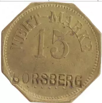 Монета Жетон Германии Латунь Борсберг