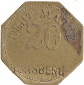 Монета Жетон Германии Латунь Борсберг