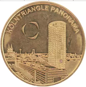 Монета Жетон Германии Латунь Кёльн