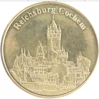 Монета Жетон Германии Латунь Райхсбург Кохем