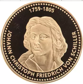 Монета Жетон Германии Латунь Шиллер