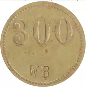 Монета Жетон Германии Латунь WB