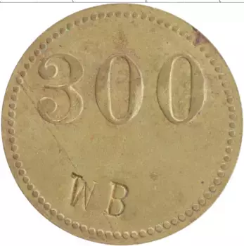 Монета Жетон Германии Латунь WB