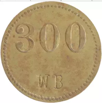 Монета Жетон Германии Латунь WB