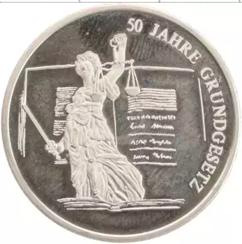 Монета Жетон Германии Медно-никель 50 лет ФРГ