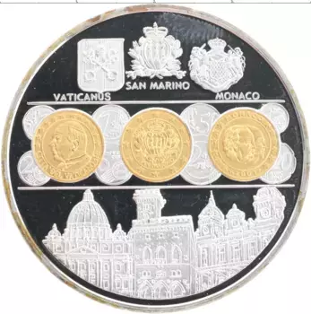 Монета Жетон Германии Посеребрение Евро монеты