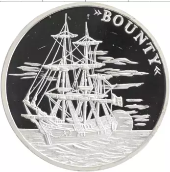 Монета Жетон Германии Серебро Корабль Баунти