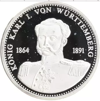 Монета Жетон Германии Серебро Король Карл I