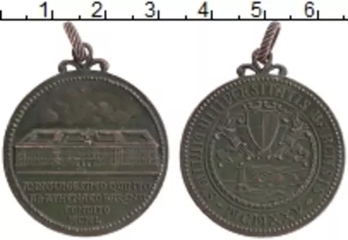 Монета Жетон Италии Бронза Университет Баренси