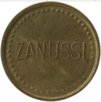 Монета Жетон Италии Латунь Zanussi