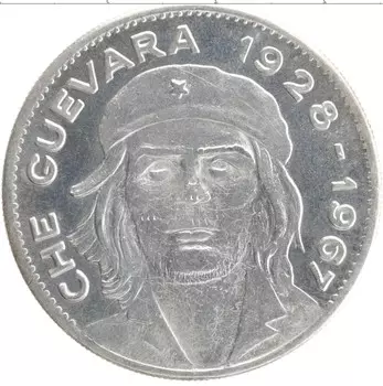 Монета Жетон Италии Посеребрение Че Гевара