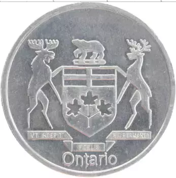 Монета Жетон Канады Алюминий Онтарио