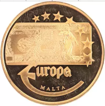 Монета Жетон Мальты 2003 года Латунь Европа