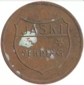 Монета Жетон Нидерланд Бронза Для автоматов jaski vending