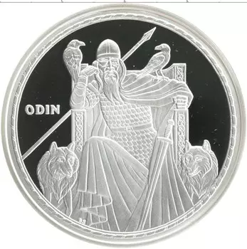 Монета Жетон Норвегии 2000 года Серебро История викингов