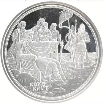 Монета Жетон Норвегии 2000 года Серебро История викингов